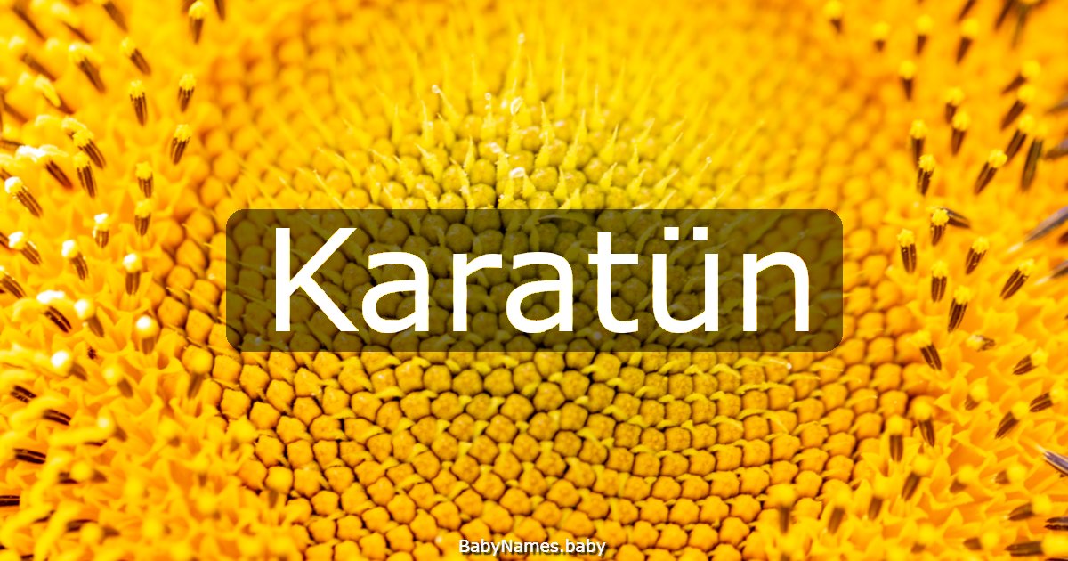 Karatün