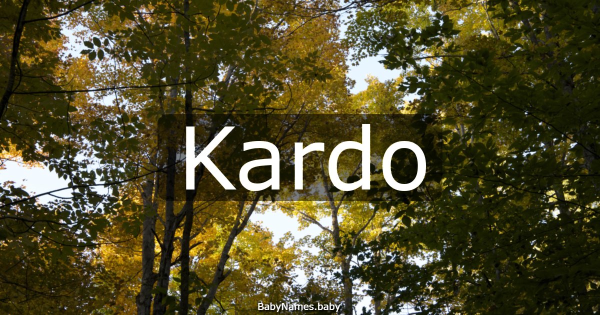 Kardo