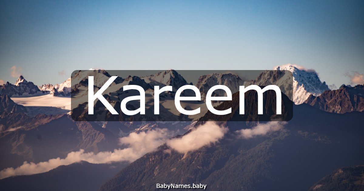 Kareem