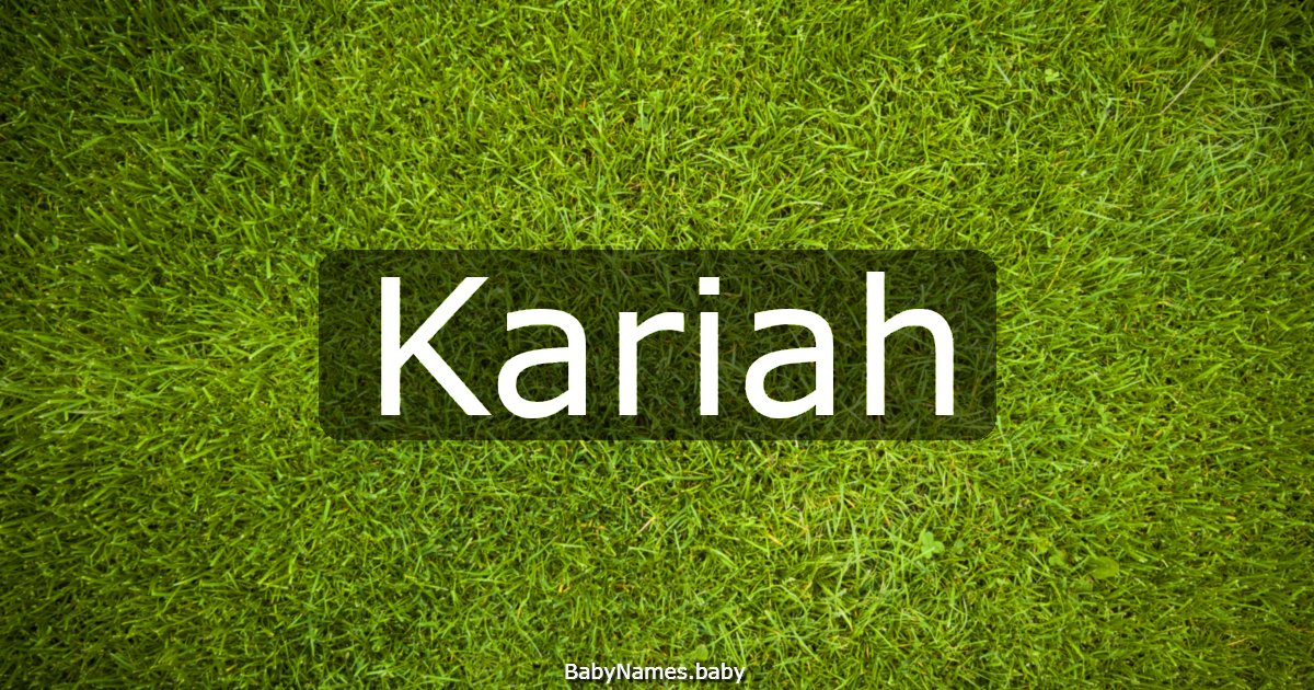 Kariah