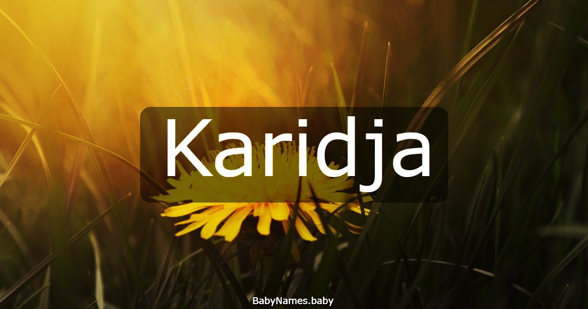 Karidja