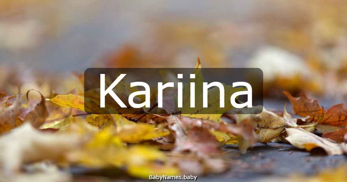 Kariina