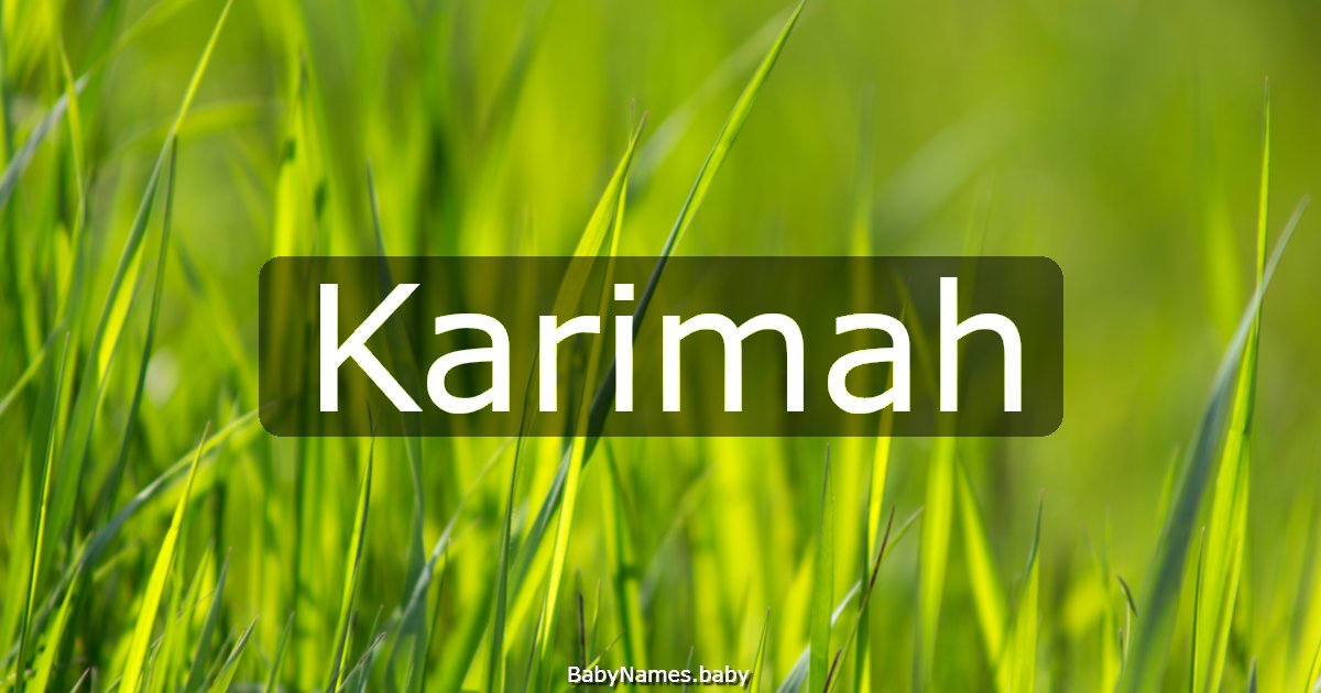 Karimah