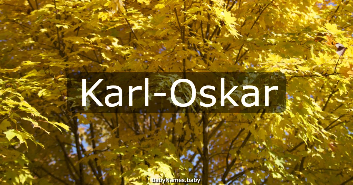 Karl-Oskar