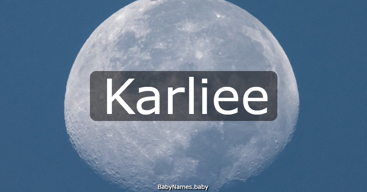 Karliee
