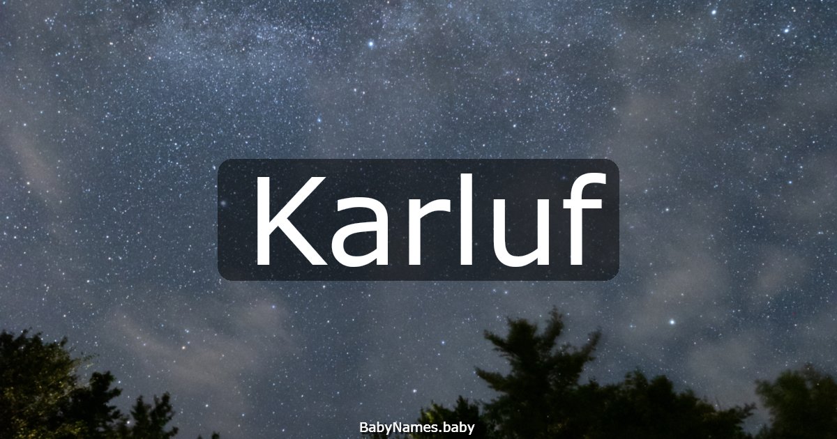 Karluf