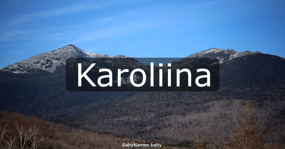 Karoliina