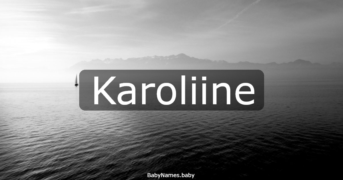 Karoliine