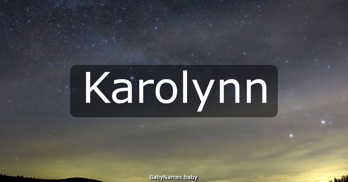 Karolynn