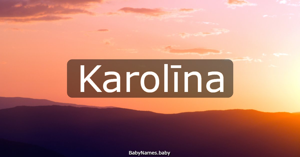 Karolīna