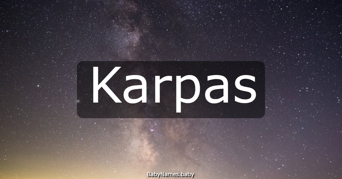 Karpas