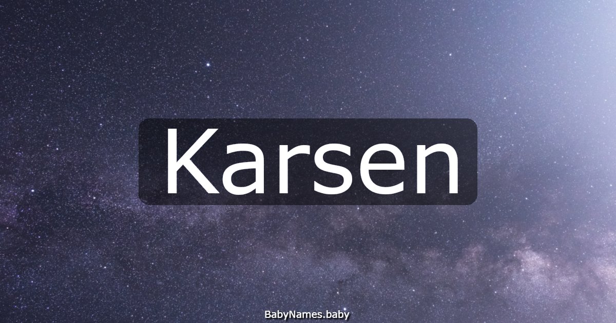 Karsen