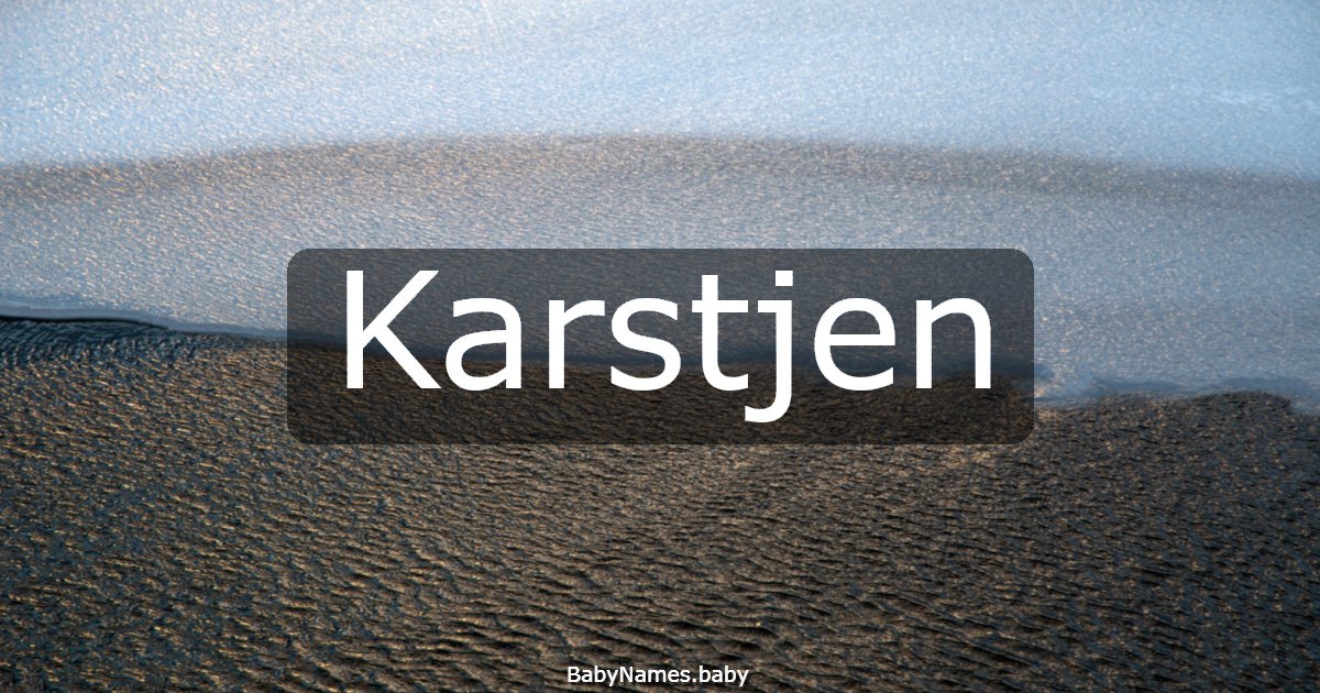 Karstjen