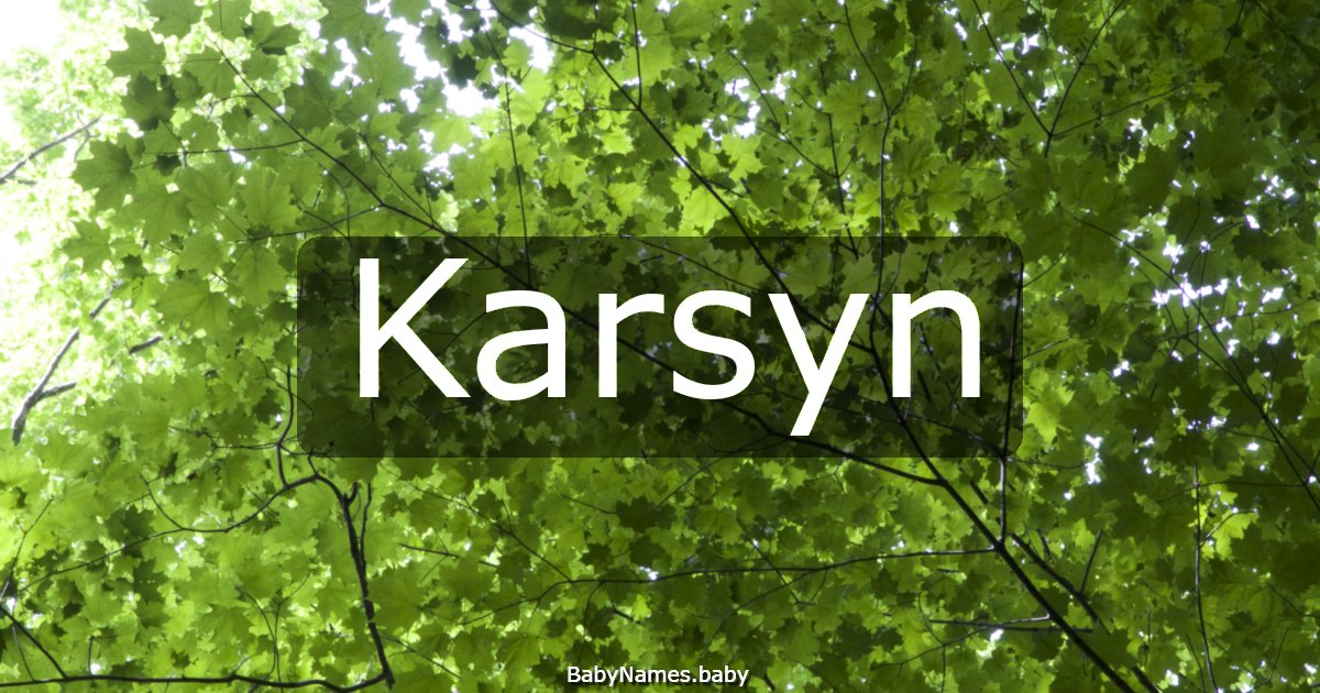 Karsyn