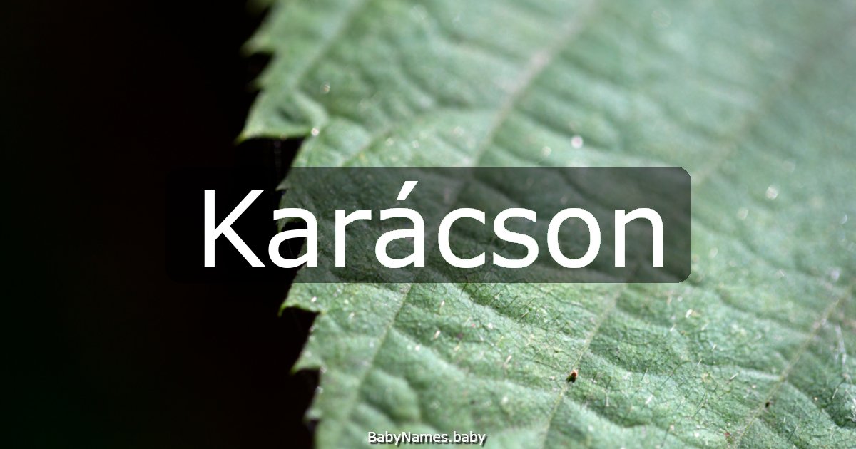 Karácson