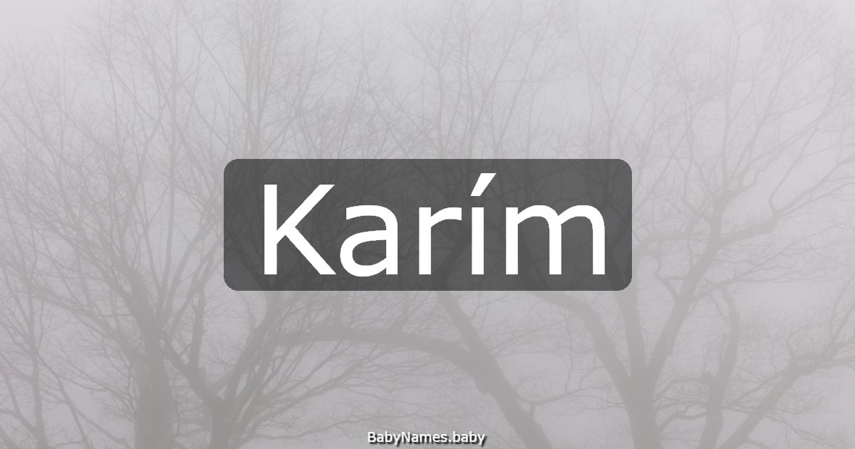 Karím
