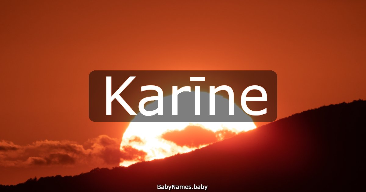 Karīne
