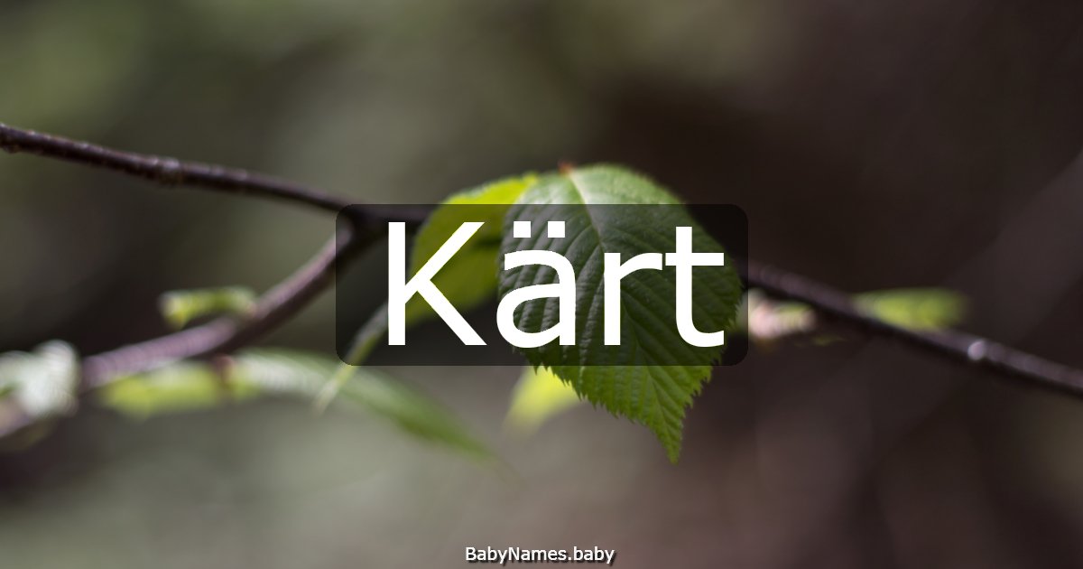 Kärt