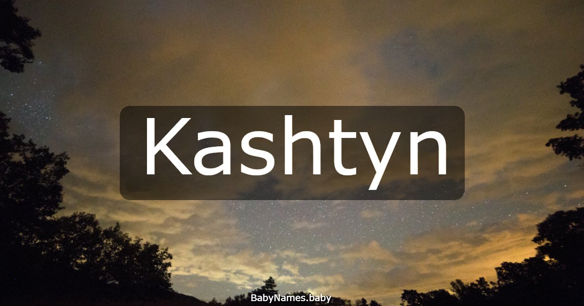 Kashtyn