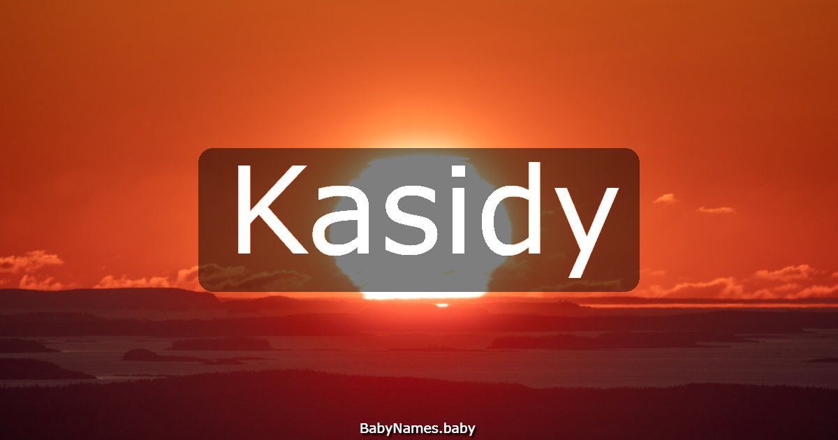 Kasidy