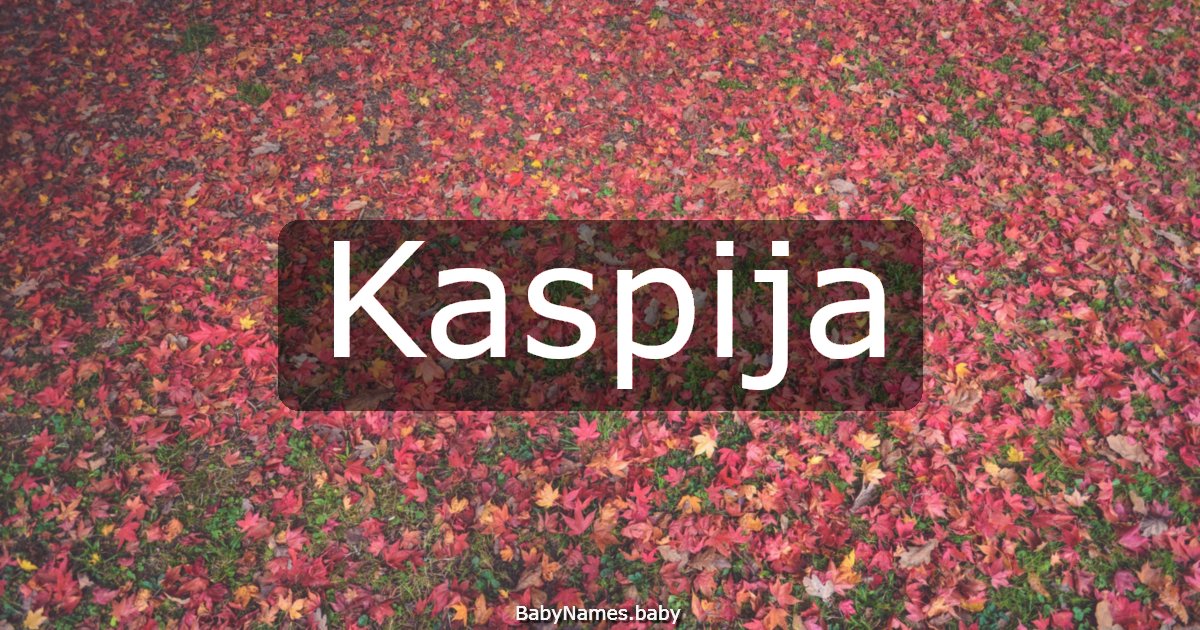 Kaspija