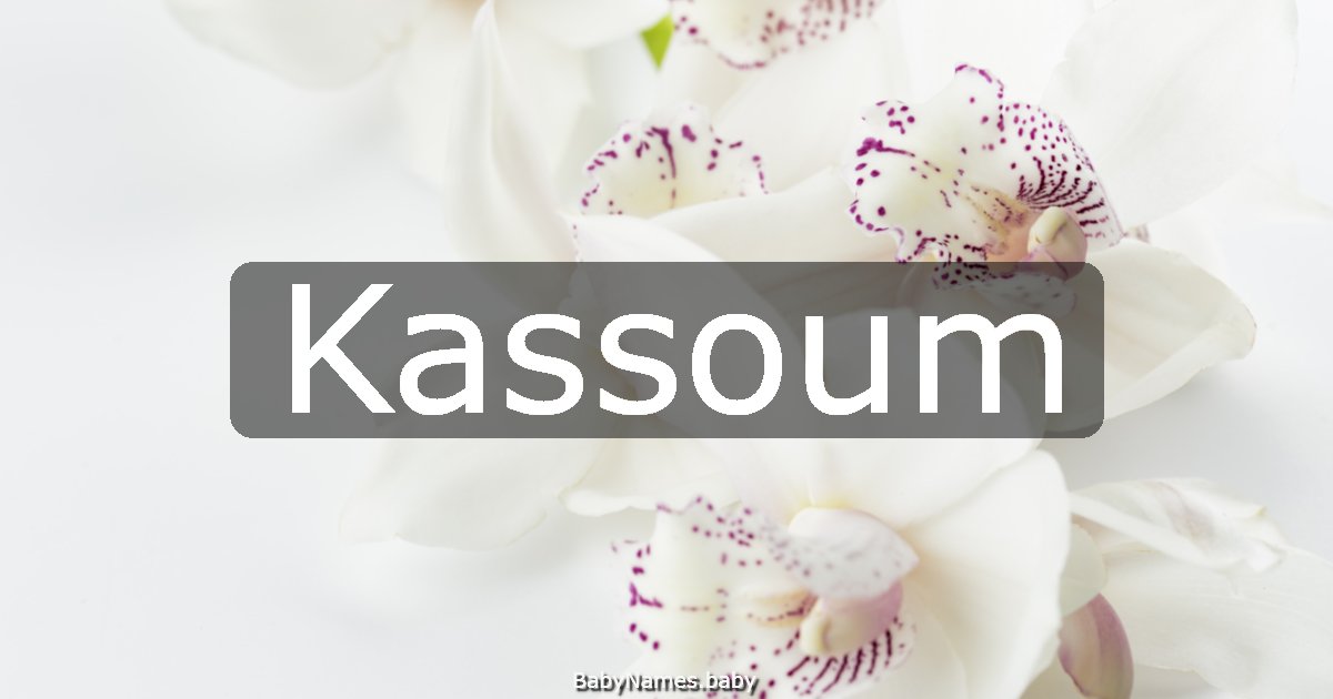Kassoum