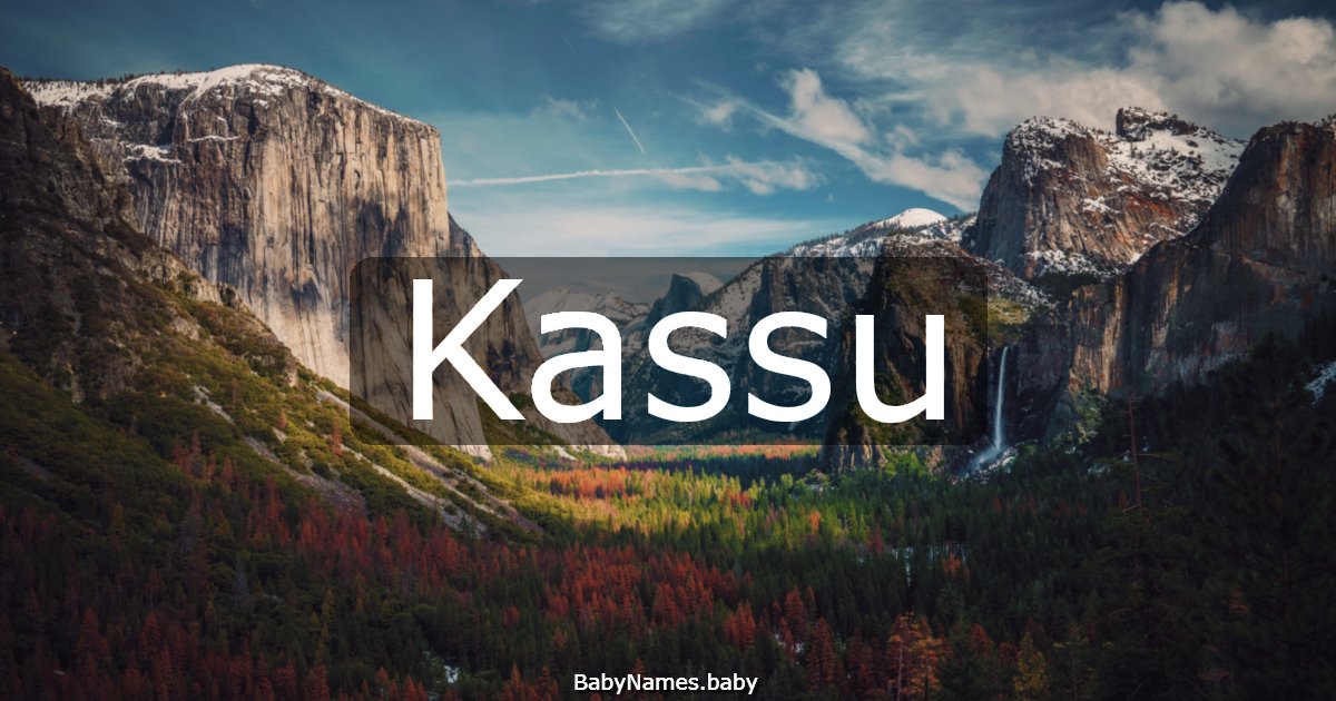 Kassu
