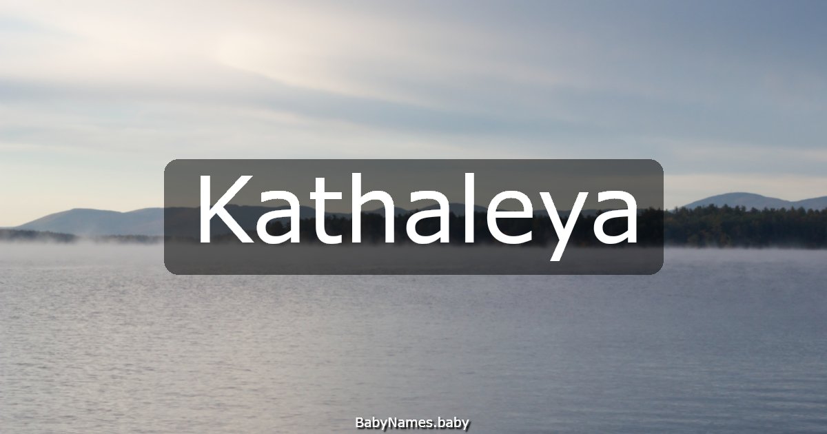Kathaleya