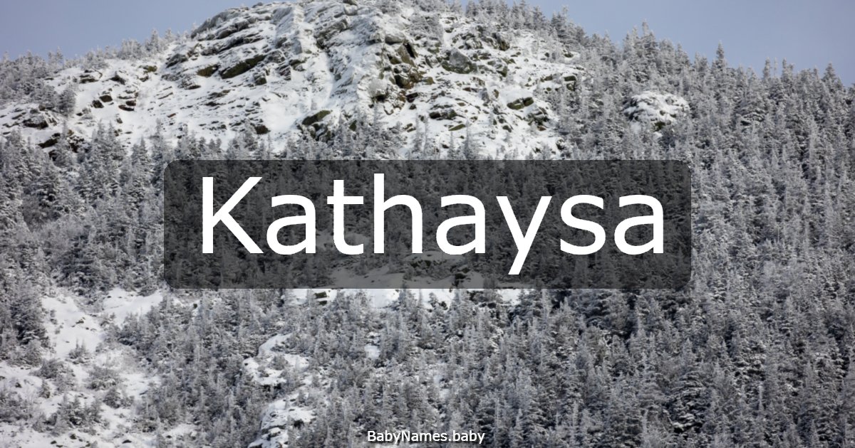 Kathaysa