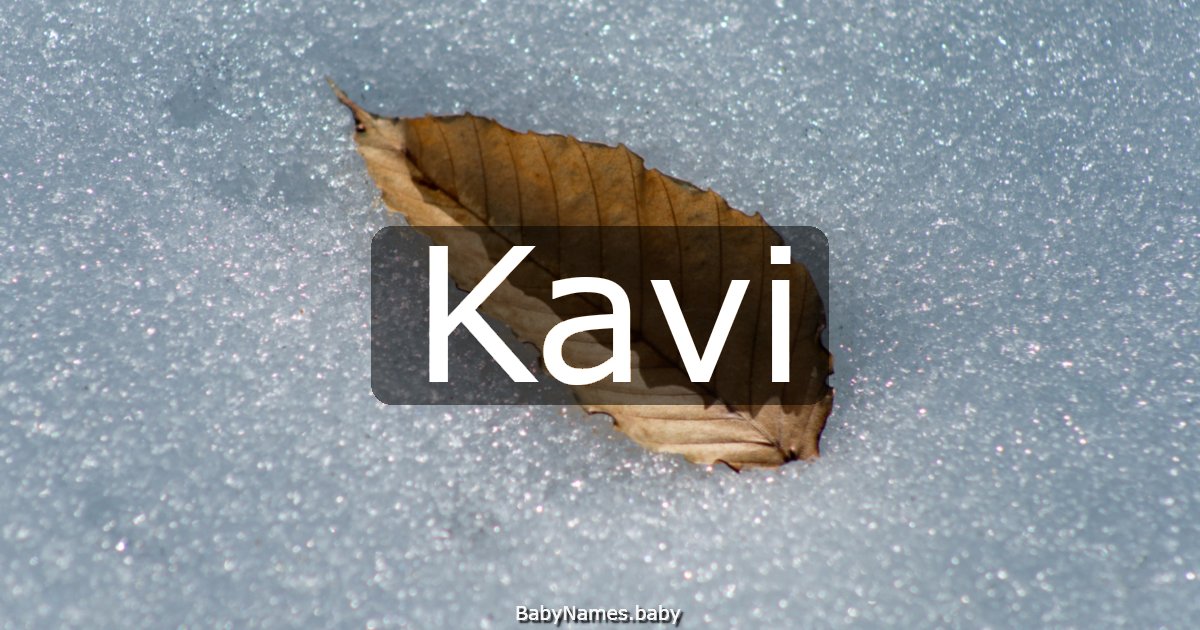 Kavi