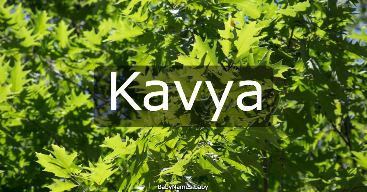 Kavya