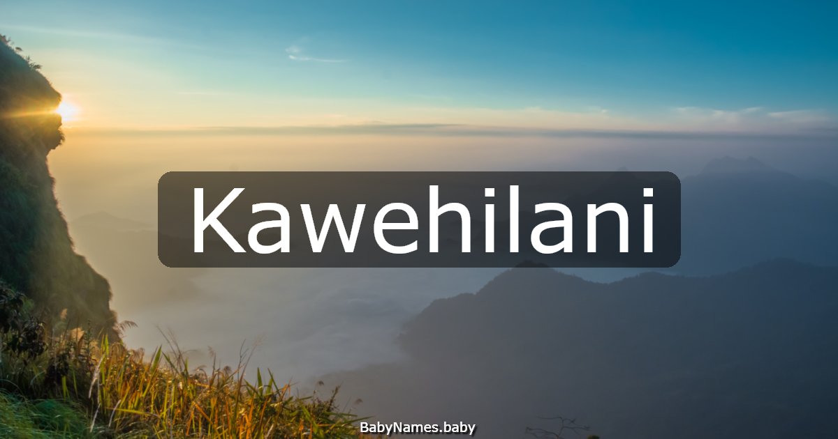 Kawehilani