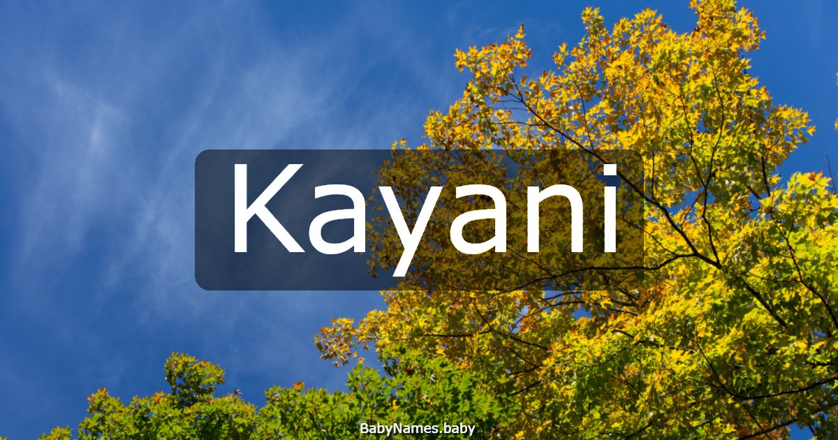 Kayani