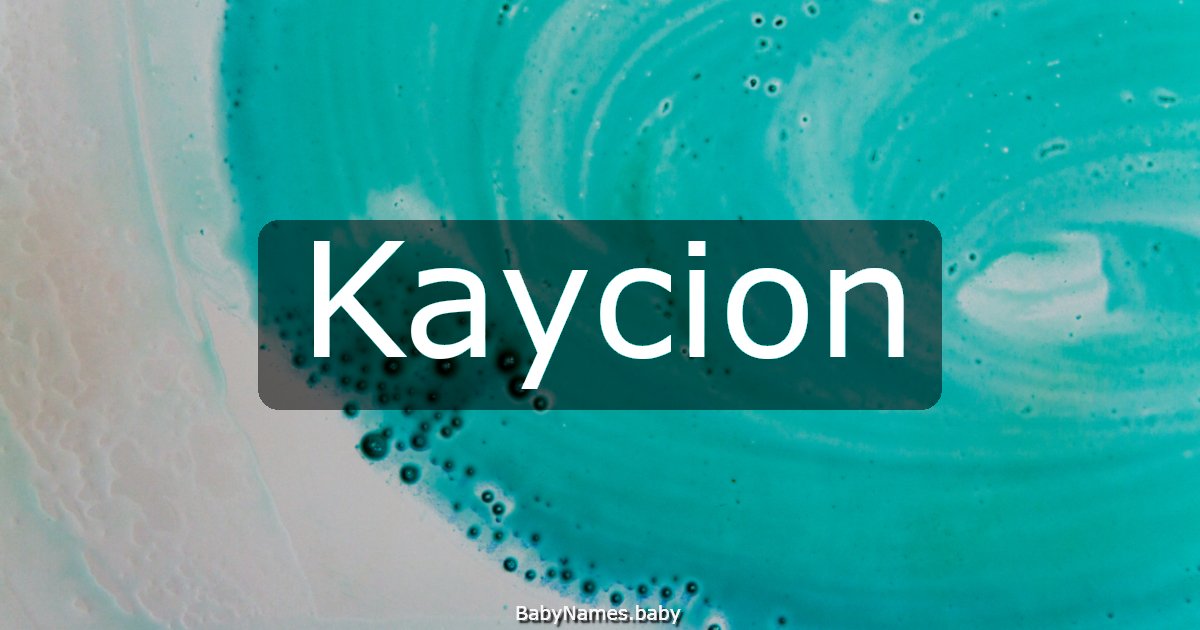 Kaycion