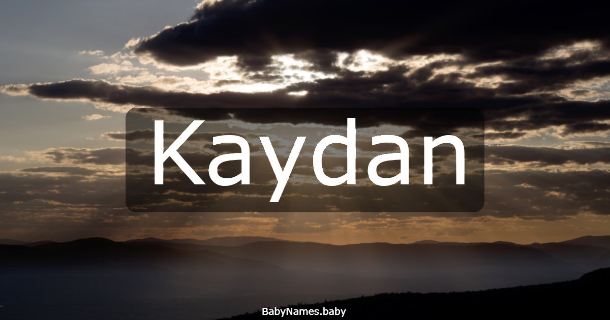 Kaydan