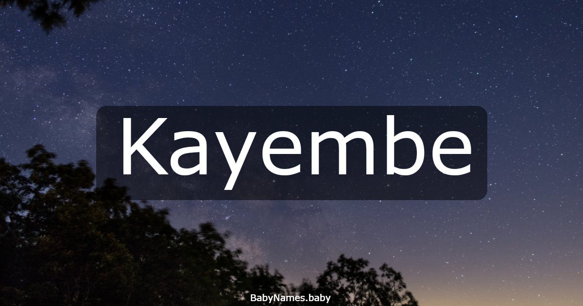 Kayembe