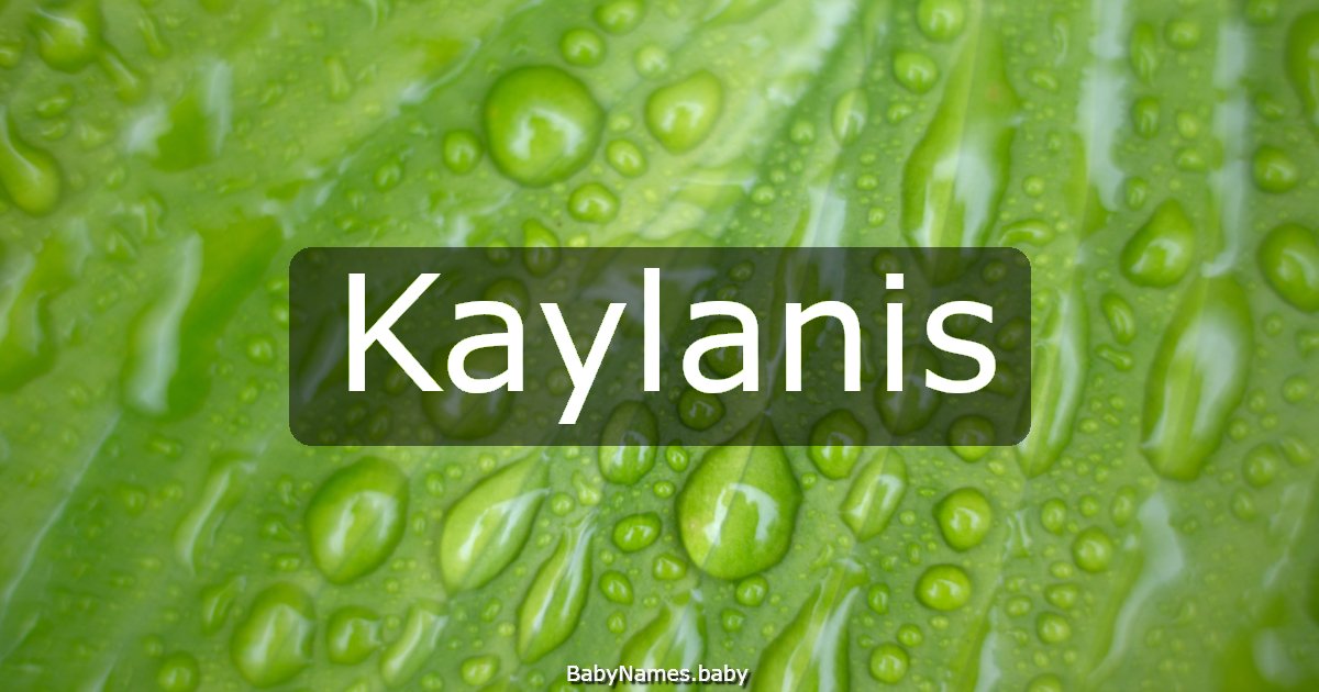 Kaylanis