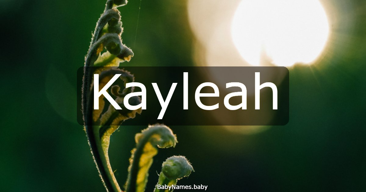 Kayleah