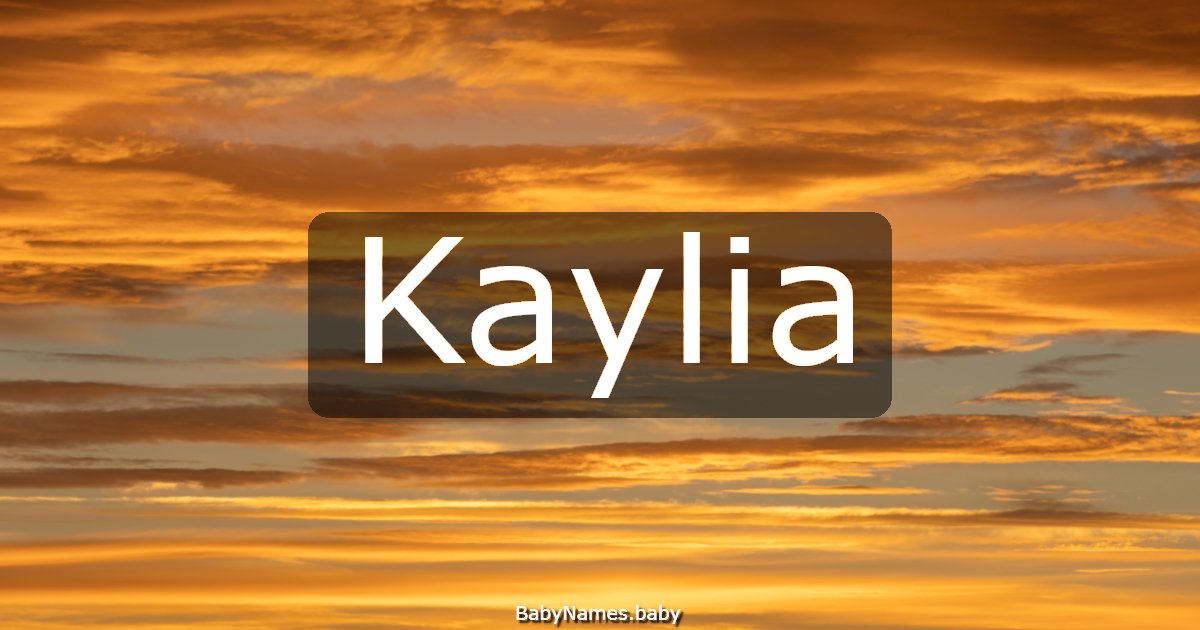 Kaylia