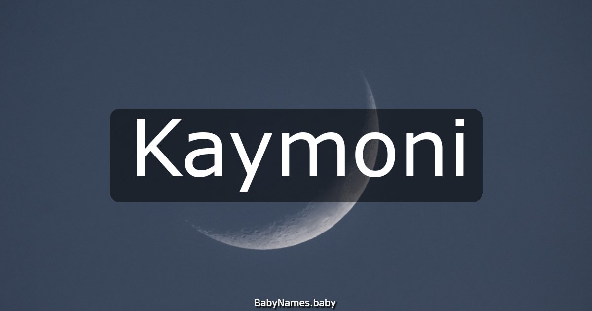 Kaymoni