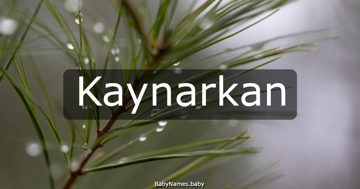 Kaynarkan