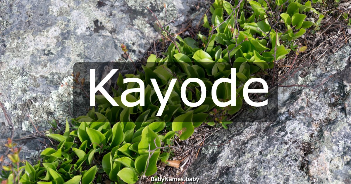 Kayode
