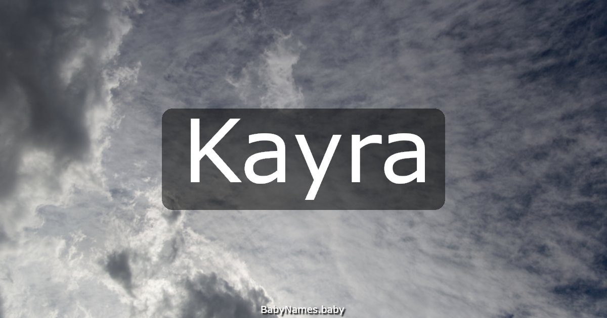 Kayra
