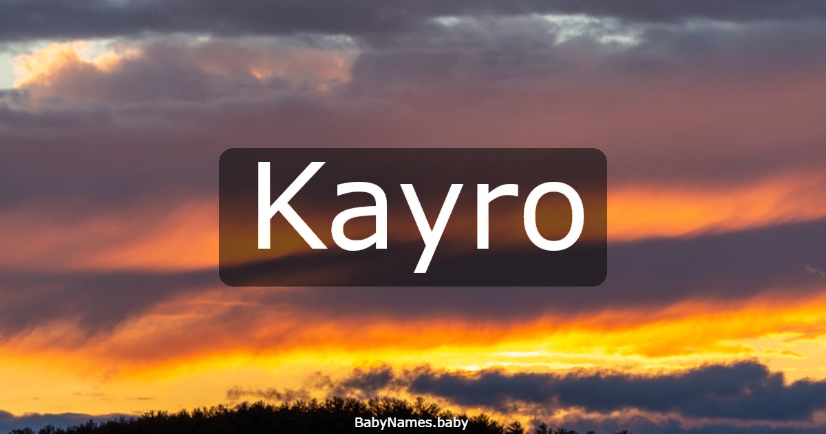 Kayro