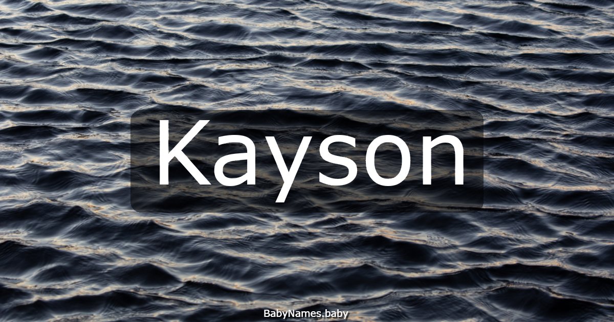 Kayson