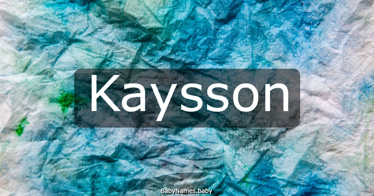 Kaysson