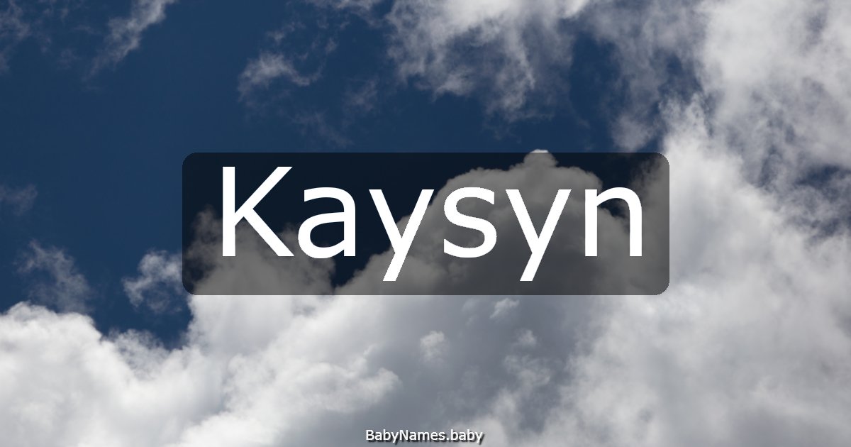 Kaysyn