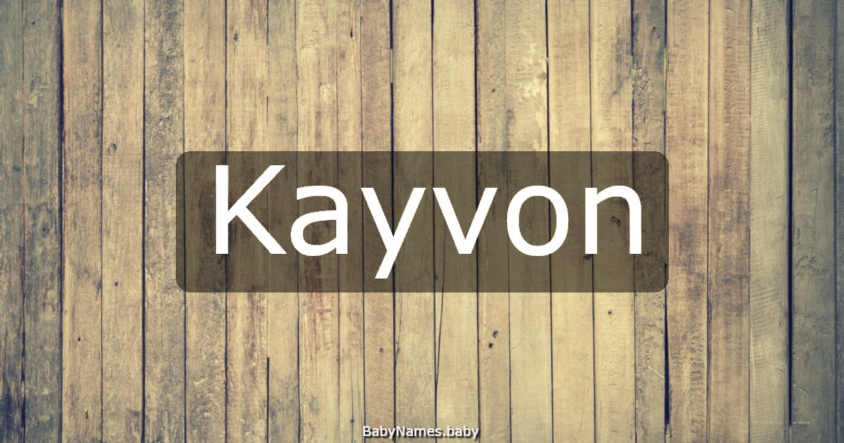Kayvon