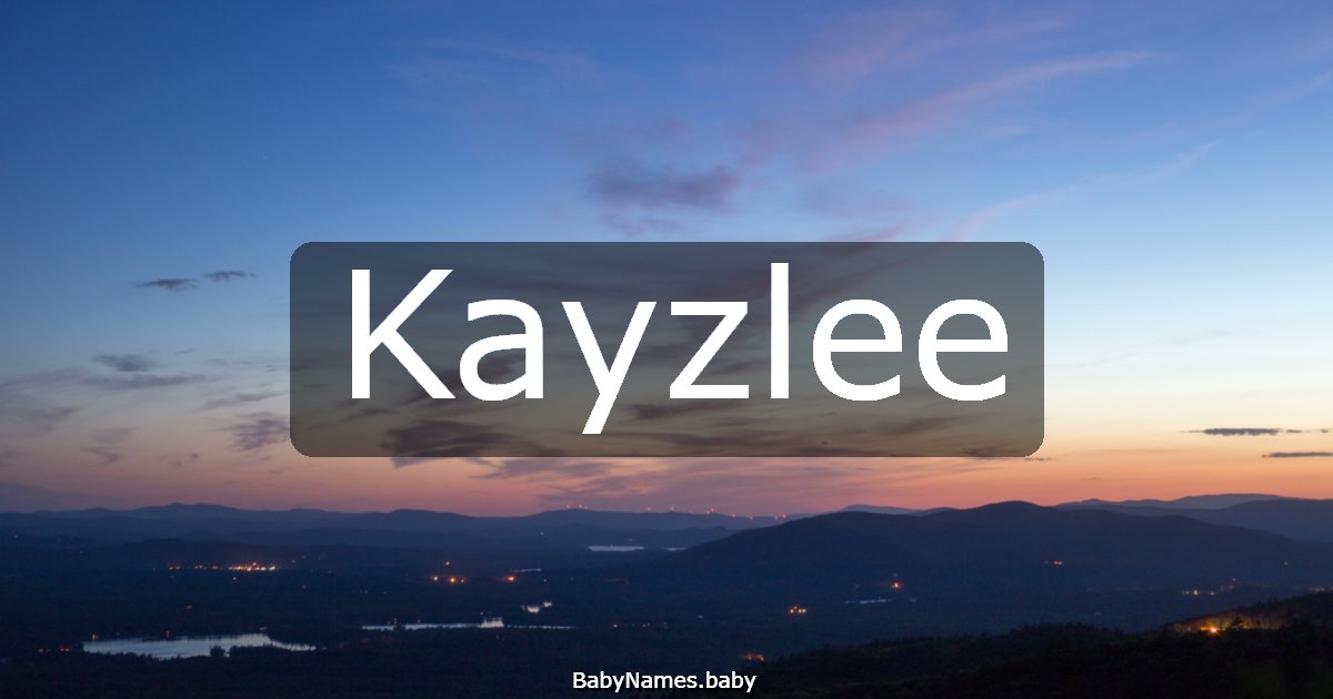 Kayzlee