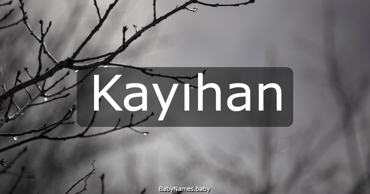 Kayıhan
